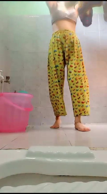 Horney village teen showing nude body 22