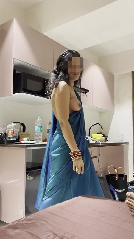 DESI WIFE SERVING BULL NEIGHBOUR AFTER LONG DAY AT WORK 22