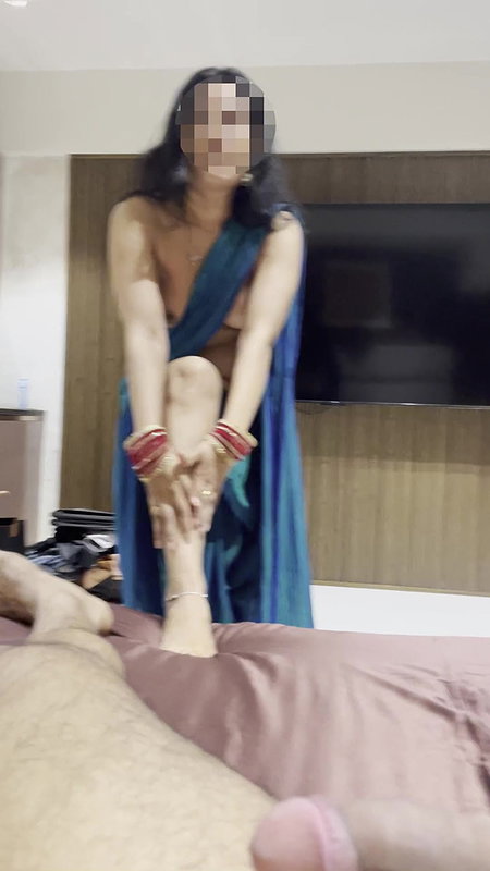 DESI WIFE SERVING BULL NEIGHBOUR AFTER LONG DAY AT WORK 22
