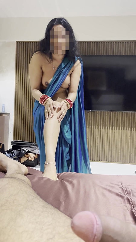 DESI WIFE SERVING BULL NEIGHBOUR AFTER LONG DAY AT WORK 22