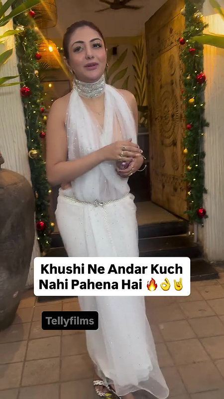 KHUSHI MUKHERJEE BOMBSHELL BOLD BABE SEXY IN SEE THRU DRESS AND BACKLESS VIEW UUFFF 22