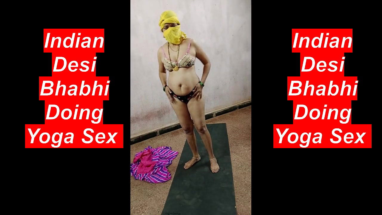 Indian desi Bhabhi Doing Yoga