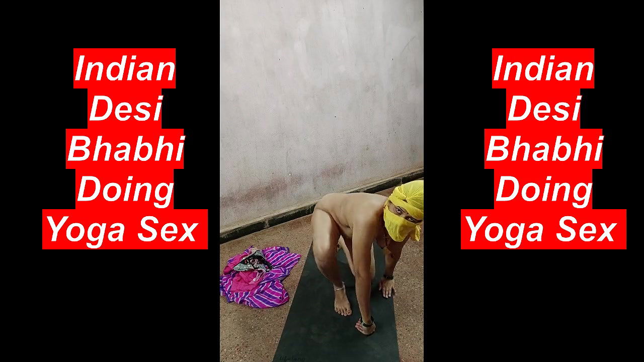 Indian desi Bhabhi Doing Yoga