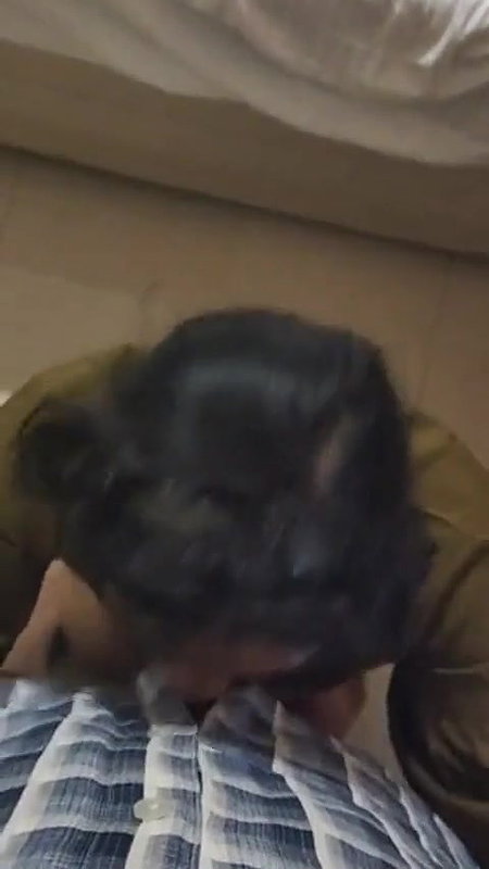 Horny girl deep throating big dick on cam