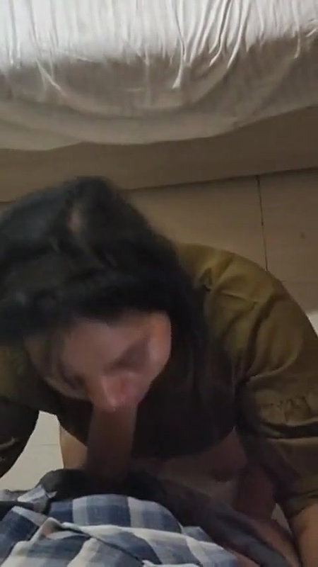 Horny girl deep throating big dick on cam