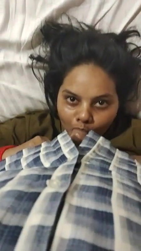 Horny girl deep throating big dick on cam