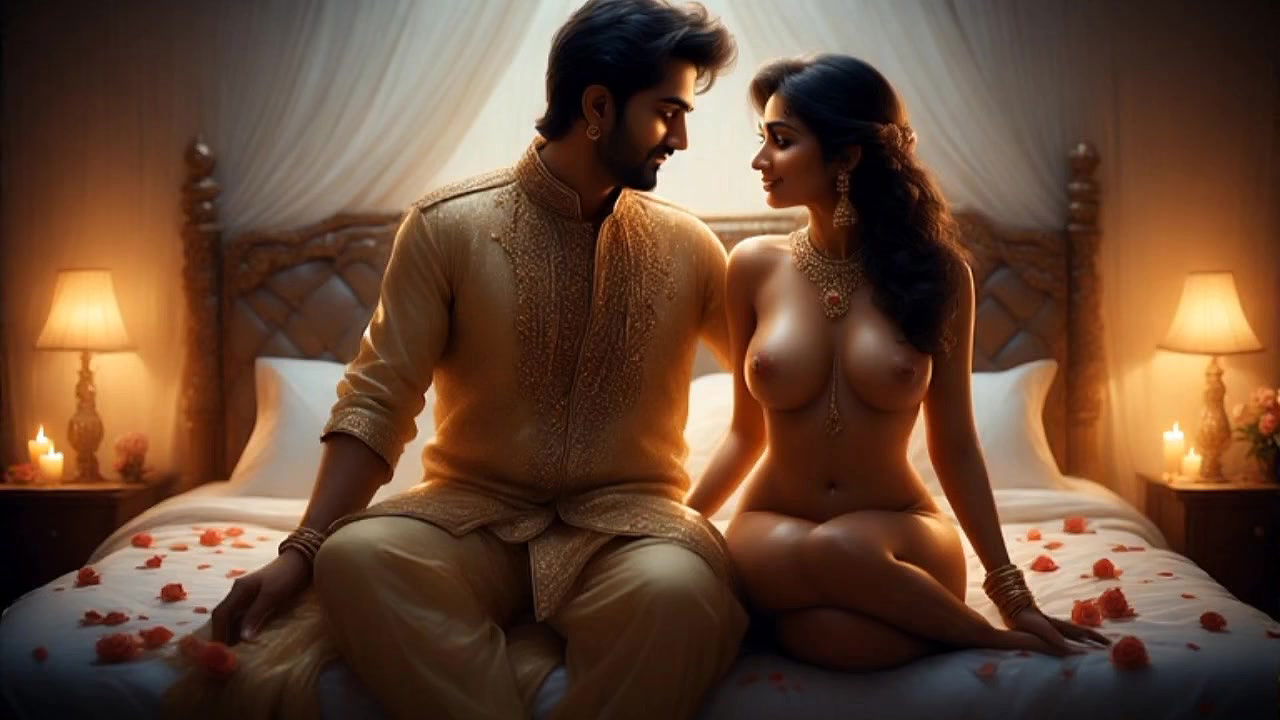 A close-up of Ayesha Ashii shaved pussy shows that she is literally dripping