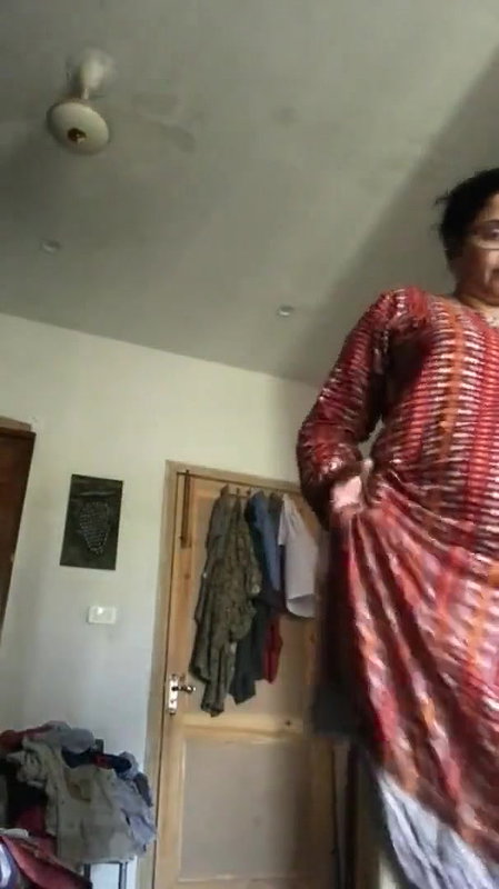 Indian milf, striping suit