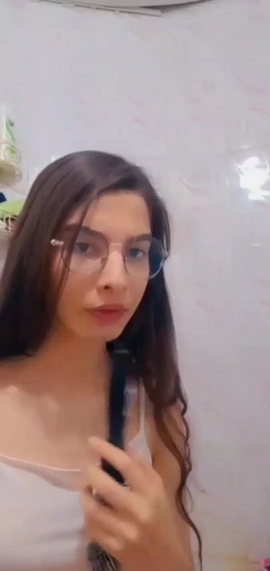 Innocent nerd teen inserting hairbrush in ass 22