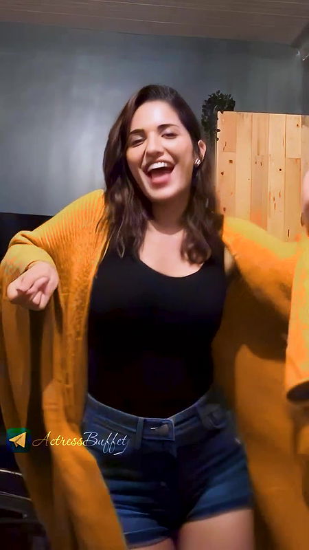 Ruhani Sharma cleavage and thighs