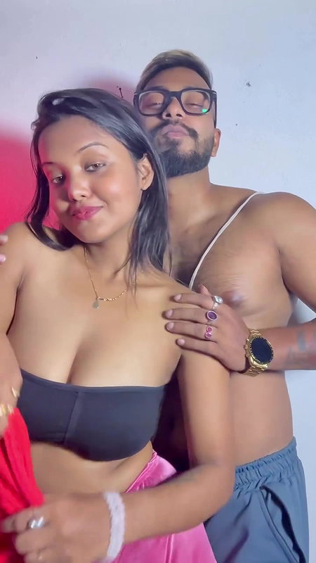 Horny couples very hot romance boobs and navel show 22