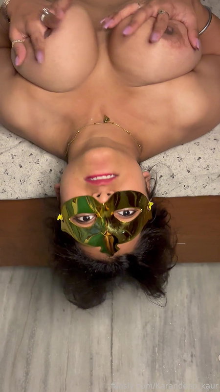 Punjabi karandeep kaur stripping and showing her hot boobs and Ass 22