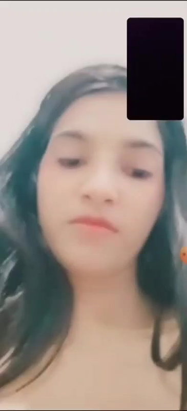 Hot cute babe face expression on video call 22