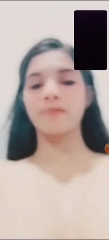 Hot cute babe face expression on video call 22