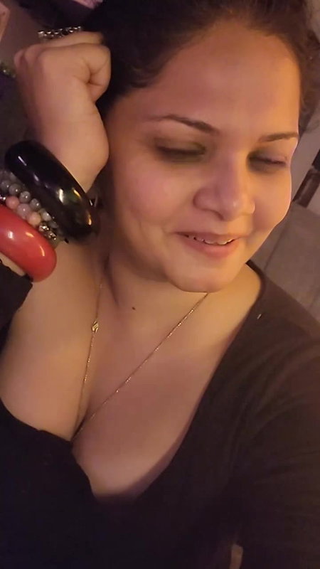 Actress Anuya big boobs closeup selfie video 22