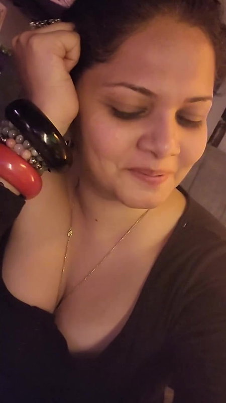 Actress Anuya big boobs closeup selfie video 22