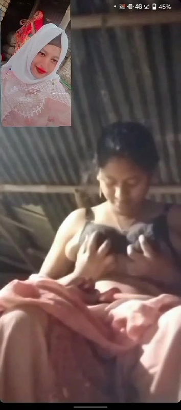 Hot village bhabi boobss pressing hard little shy 22