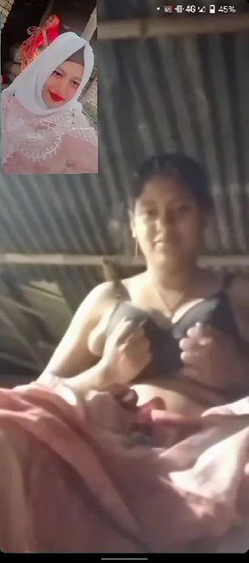 Hot village bhabi boobss pressing hard little shy 22