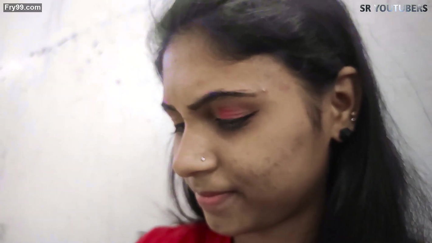 Smiling Vaishnavy boobs pressed nicely with face, feet kissed, slight smooch