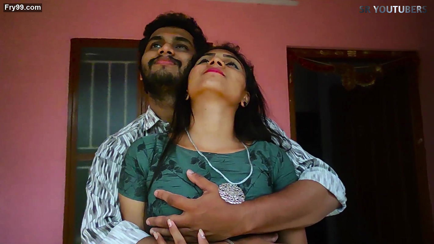 Smiling Vaishnavy boobs grabbed hard & pressed nicely, hot smooches