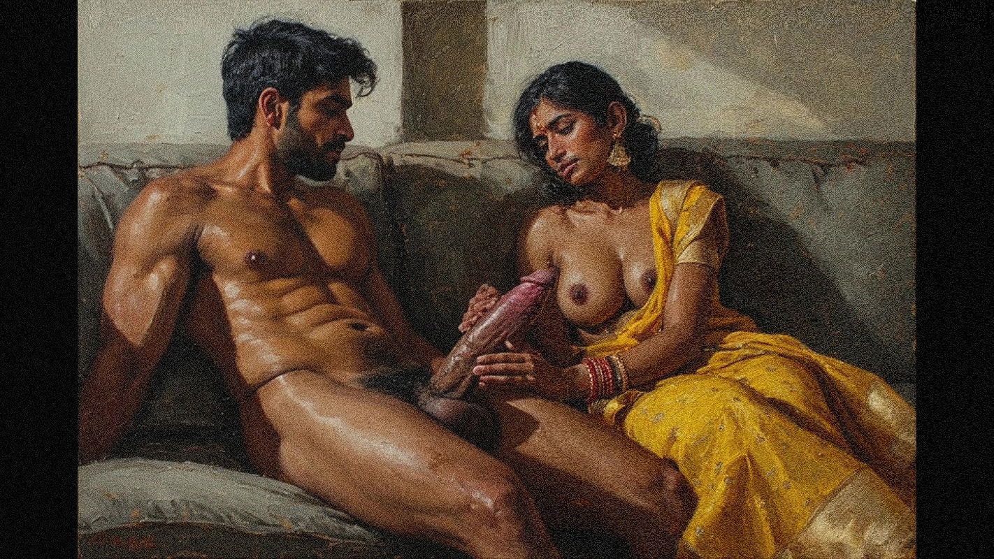 Girlfriend shared her boyfriend to her two of her bestfriend as she was watching them fuck