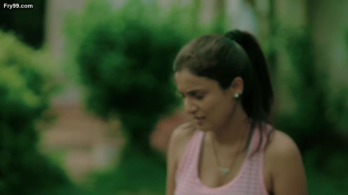 Busty Girl yoga from crime patrol