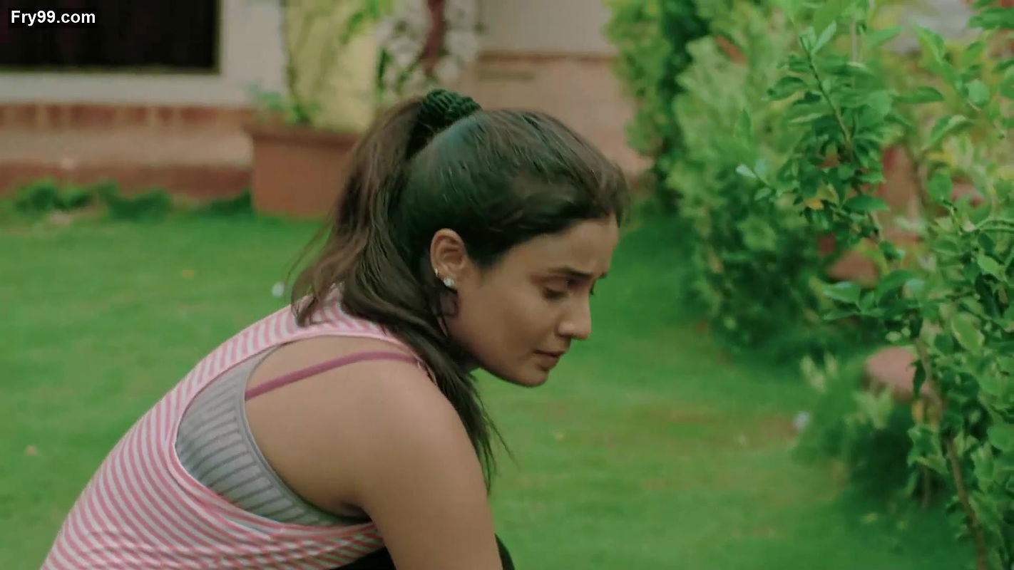 Busty Girl yoga from crime patrol