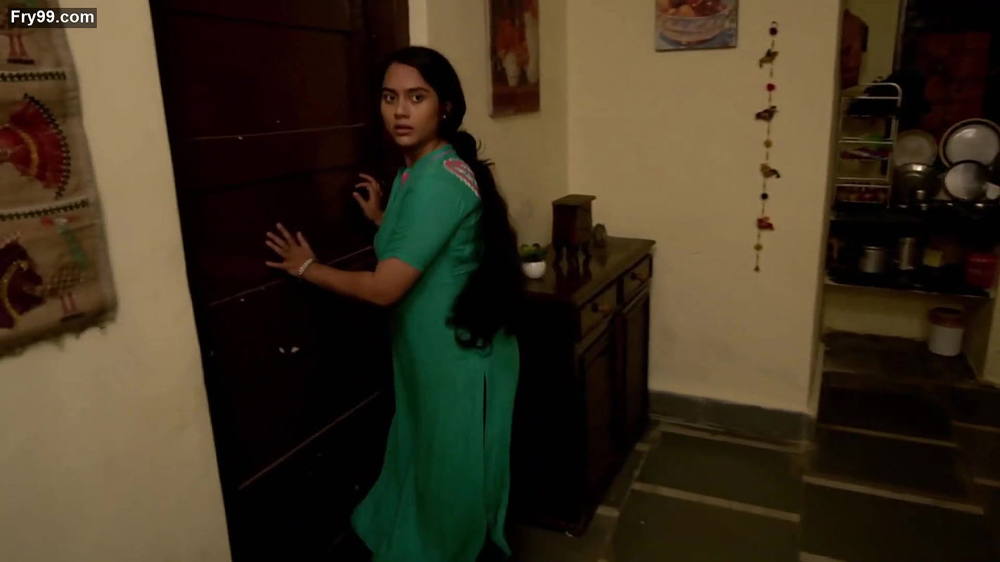 Hot Sexy Busty Girl in Green Churidhar