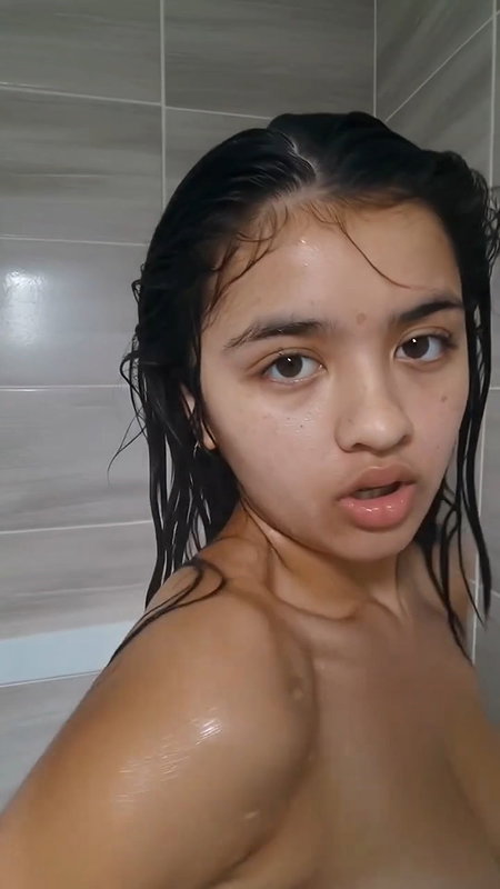 Indian Cute hot erotic girl enjoying in bathroom 22