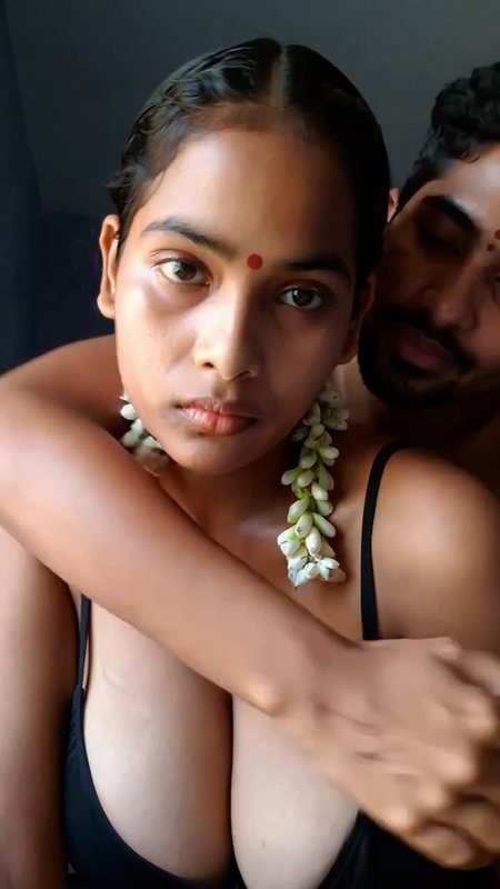 Indian girl kissing and hot cleavage ai edit 22