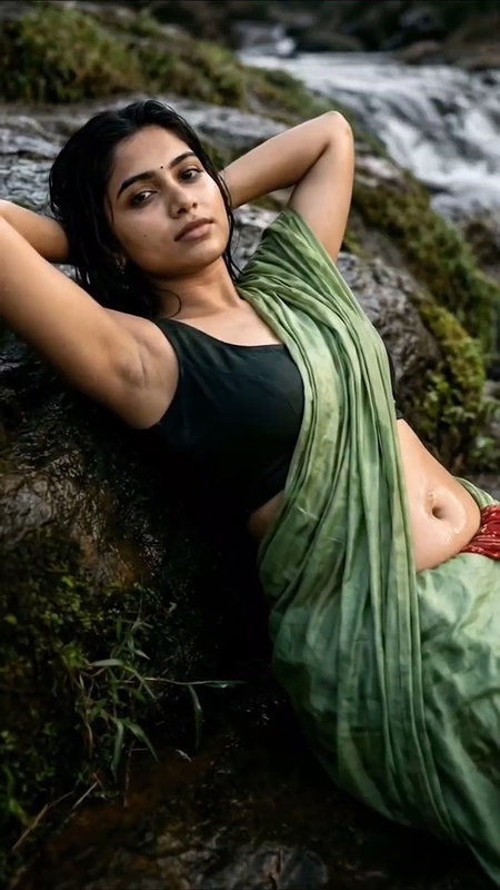 Hot mallu erotic girl wild looks in saree 22