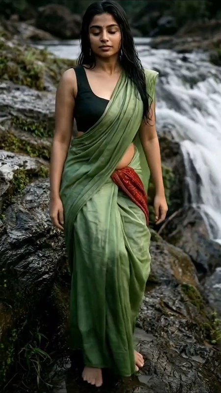 Hot mallu erotic girl wild looks in saree 22