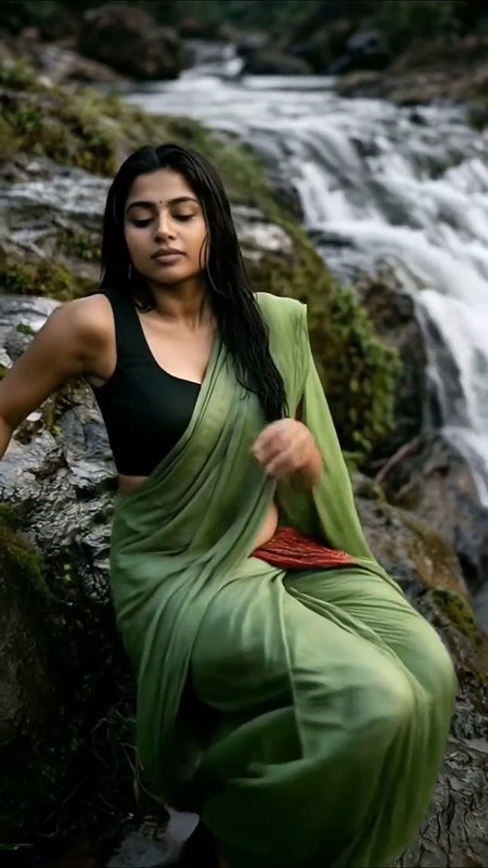 Hot mallu erotic girl wild looks in saree 22