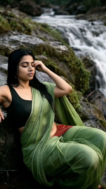 Hot mallu erotic girl wild looks in saree 22