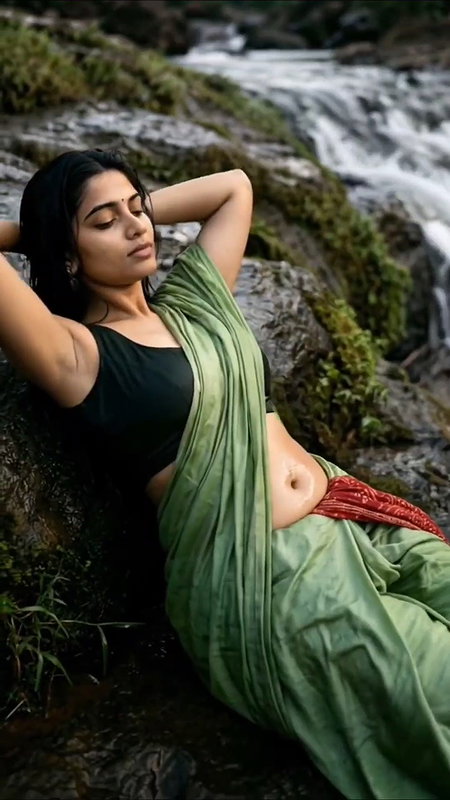 Hot mallu erotic girl wild looks in saree 22