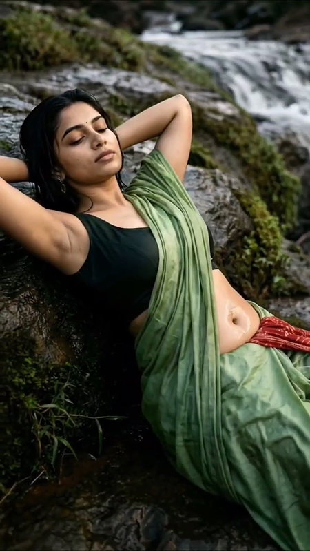 Hot mallu erotic girl wild looks in saree 22