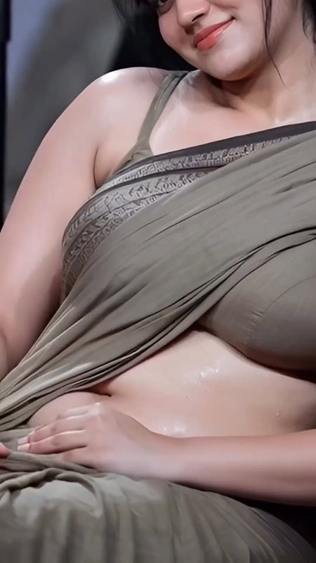 Pretty girl looking hot in saree 22