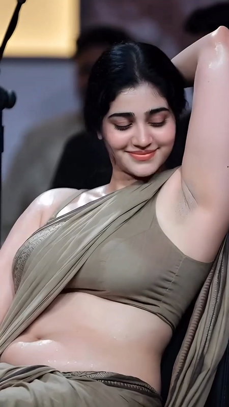 Pretty girl looking hot in saree 22