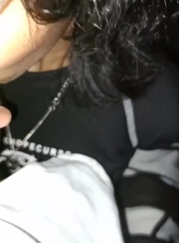 Beautiful Chasmish College Girlfriend Boob Captured And Sucking BF Cock Outdoor 23