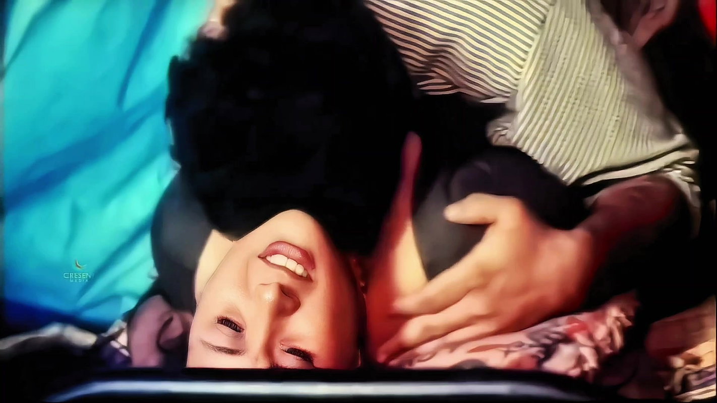 Mallu Maria Rare full mouth smooching liplock Kiss, boobs cleavage kissed 1080P 22