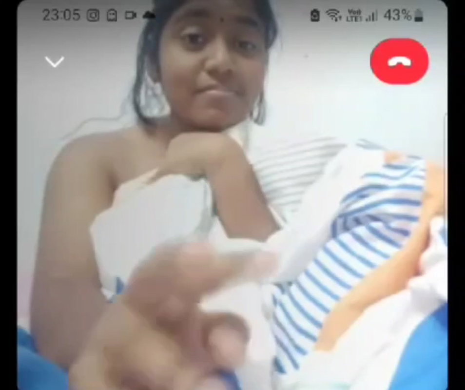 Beautiful tamil girl showing her boobs and pussy on video call 22