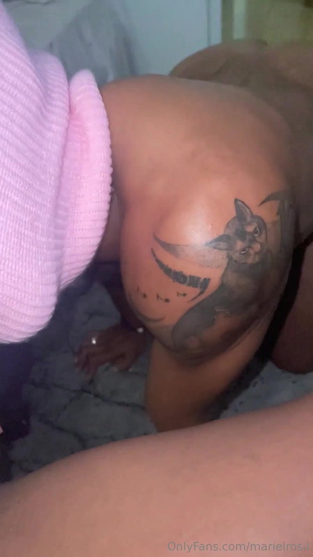 Shemale marielrosil Hardcore fuck to her college lover cum on her chest2