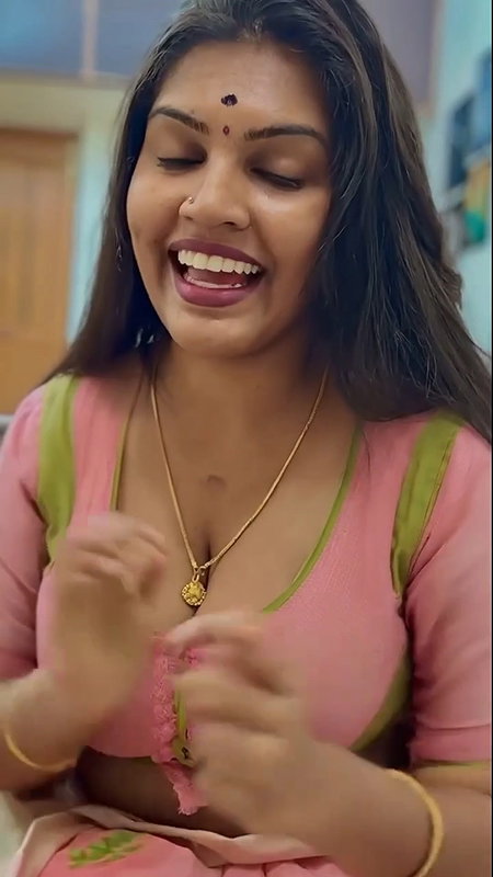 Indian hot erotic wife wild looks and hot cleavage 22