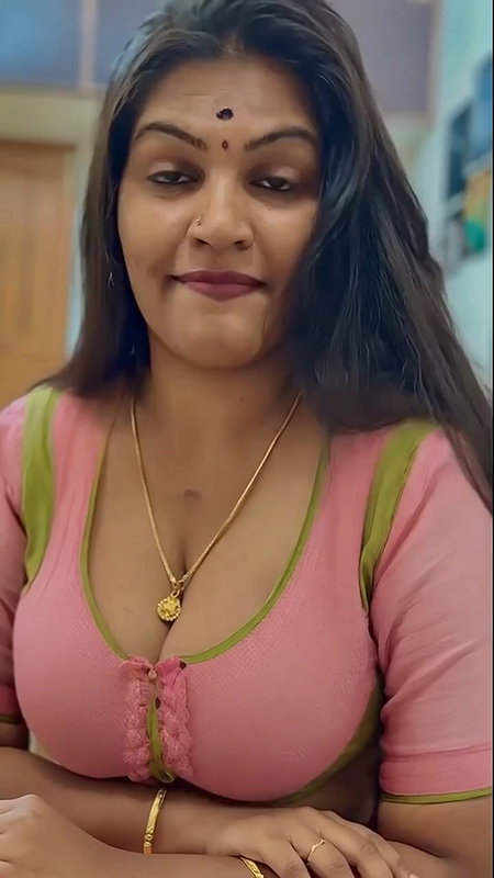 Indian hot erotic wife wild looks and hot cleavage 22