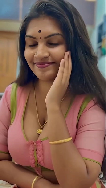 Indian hot erotic wife wild looks and hot cleavage 22