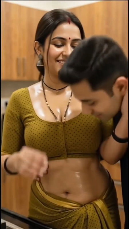 Indian erotic wife hot cleavage 22