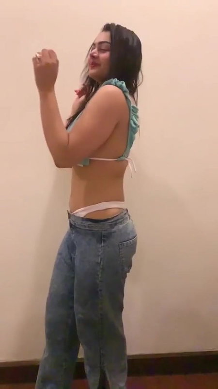 Sharmishta Acharjee Slut Sexy Backless Inviting Pose