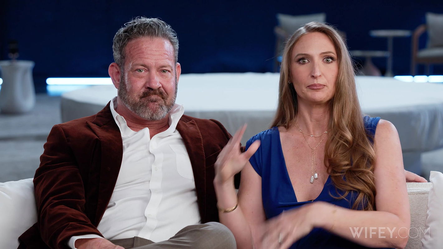 WIFEY with Brandi Johnson in Brandi And Daniel – Married MILF Gets Spit-Roasted And Creampied