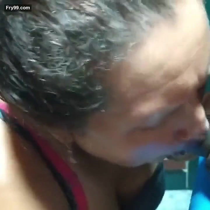 Latin stepmom stepson blowjob