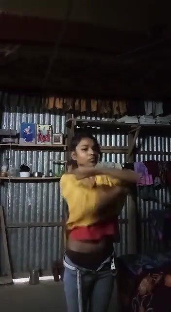 Village Girl Changing Dress